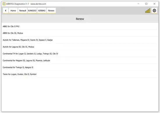 ABRITES Diagnostics For Renault Dacia - Image 34
