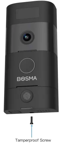 Tighten the tamperproof