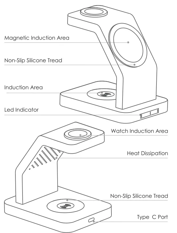 funxim S6 Wireless Charging Stand - fig1