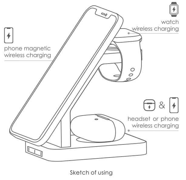 funxim S6 Wireless Charging Stand - fig2