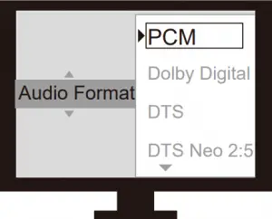 Set TV Audio Format to PCM