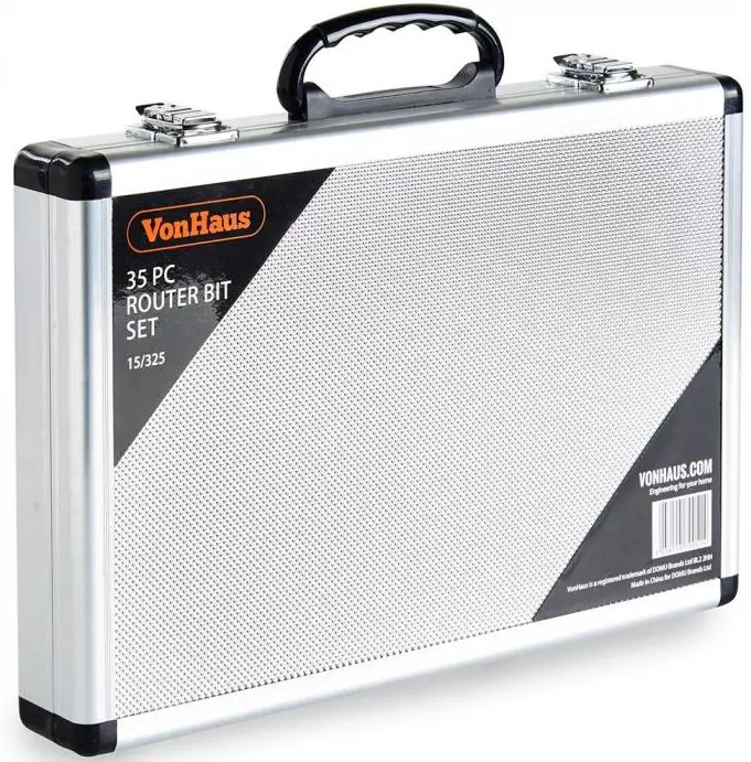 VonHaus 3515325 35 Piece Router Bit Set-PROD