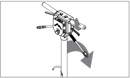 MYTEE T Rex Series T REX 115 Total Rotary Extractor Carpet Cleaner - Handle
