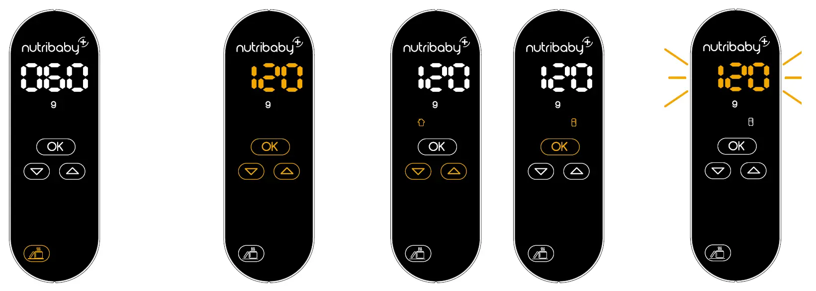 babymoov -A001117 -Nutribaby -Processor -of- Food -for -Babies -Baking -in -Steam -7