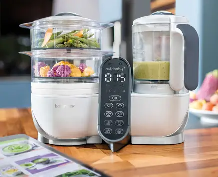babymoov -A001117 -Nutribaby -Processor -of- Food -for -Babies -Baking -in -Steam -product