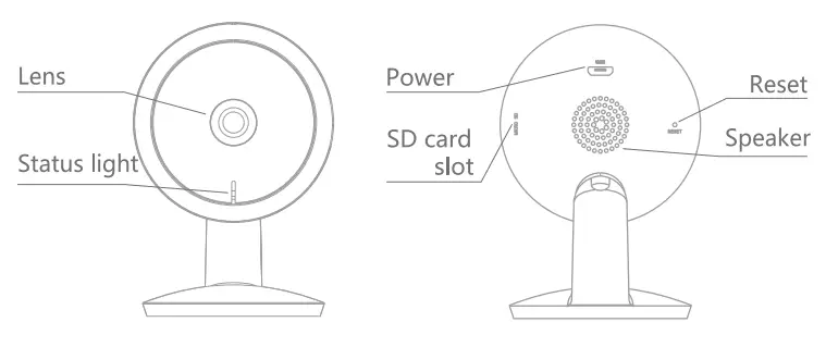 OSI go Direct Smart Mini Camera 1080P Indoor Wi Fi Security Camera - Description
