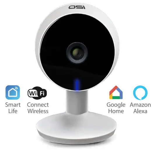 OSI go Direct Smart Mini Camera 1080P Indoor Wi Fi Security Camera