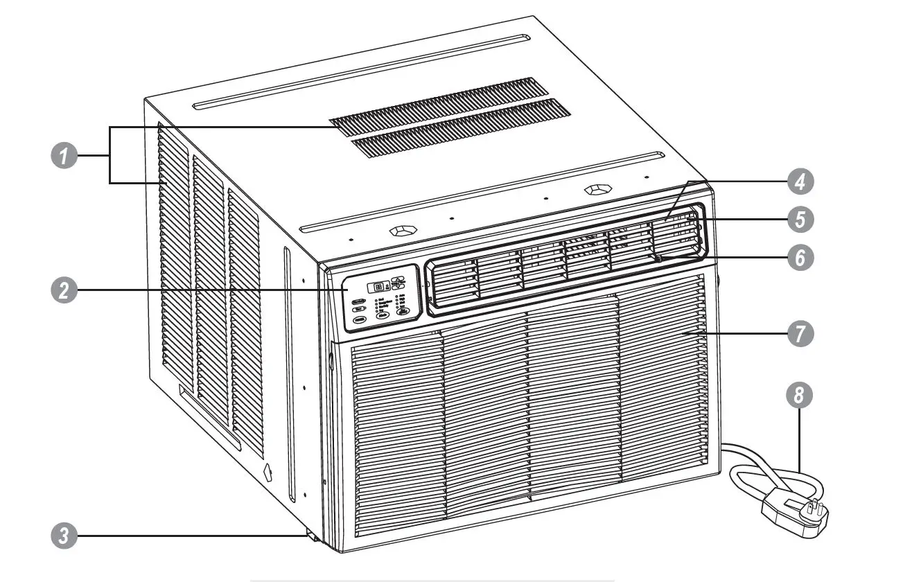 GREE GJC15BY-A6NRNC5A Air Conditioner 4