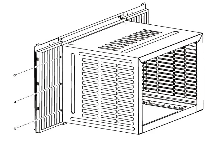 GREE GJC15BY-A6NRNC5A Air Conditioner assembling pannel 4