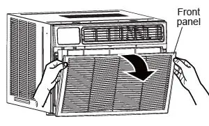 GREE GJC15BY-A6NRNC5A Air Conditioner filter cleaning