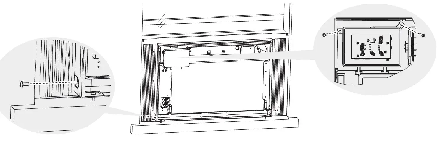 GREE GJC15BY-A6NRNC5A Air Conditioner fixing screw