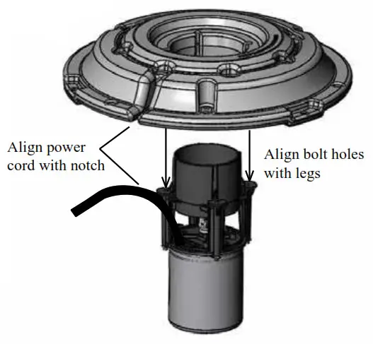 Kasco Lake Management Aerating 2400VFX, 3400(H)VFX, 4400(H)VFX Assembly 1