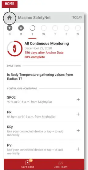 Masimo SafetyNet APP - figure 5