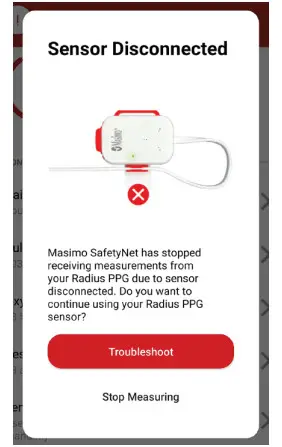 Masimo SafetyNet APP - figure 7