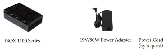 asrock iBOX 1100 Series Embedded BOX PC - Package Contents