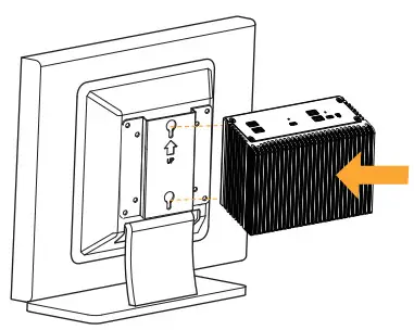 asrock iBOX 1100 Series Embedded BOX PC - VESA Bracket 3