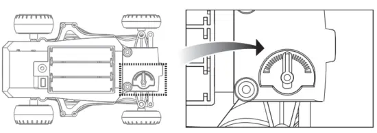 TUNE THE STEERING BATTERY WARNING