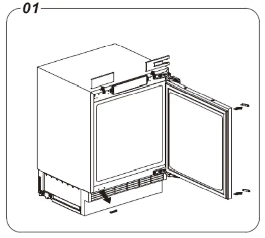 MORRIS W58121BI Built In Refrigerator - fig 4