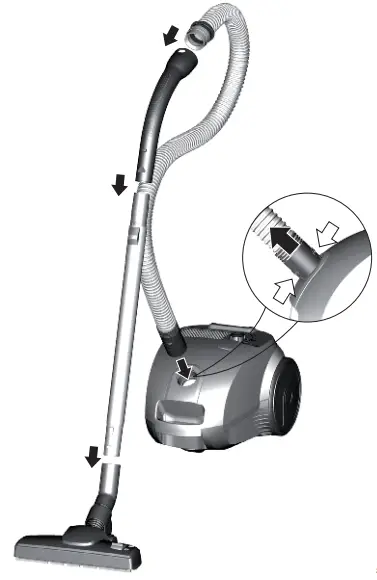 BOSCH BZGL2A312 Vacuum cleaner with bag 1