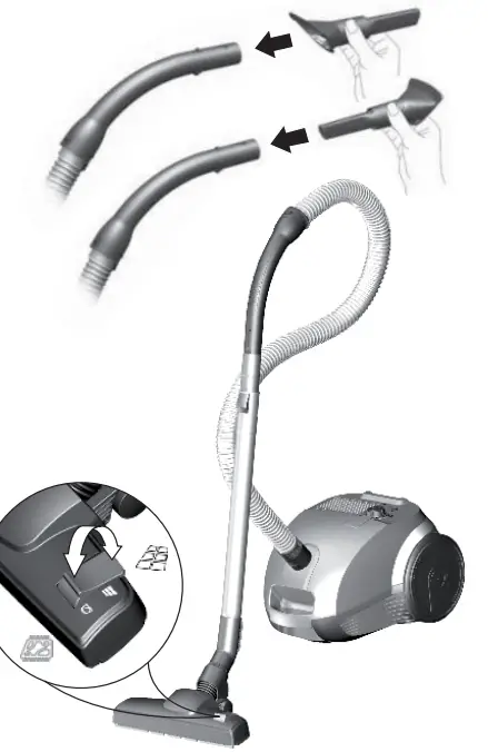 BOSCH BZGL2A312 Vacuum cleaner with bag 3