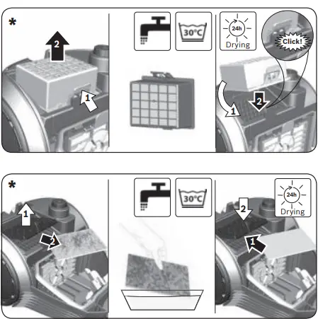 BOSCH BZGL2A312 Vacuum cleaner with bag 6