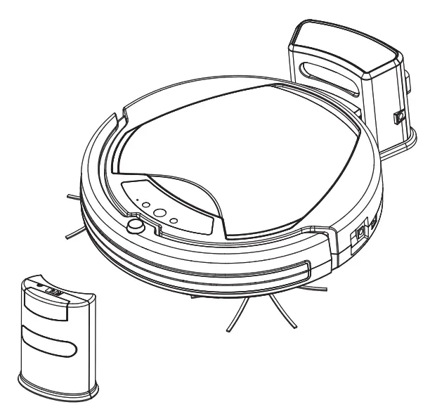 ADDA M680GMA Robotic Vacuum Cleaner 1