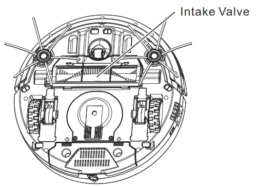 ADDA M680GMA Robotic Vacuum Cleaner - Intake Valve