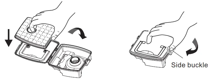 ADDA M680GMA Robotic Vacuum Cleaner - filter