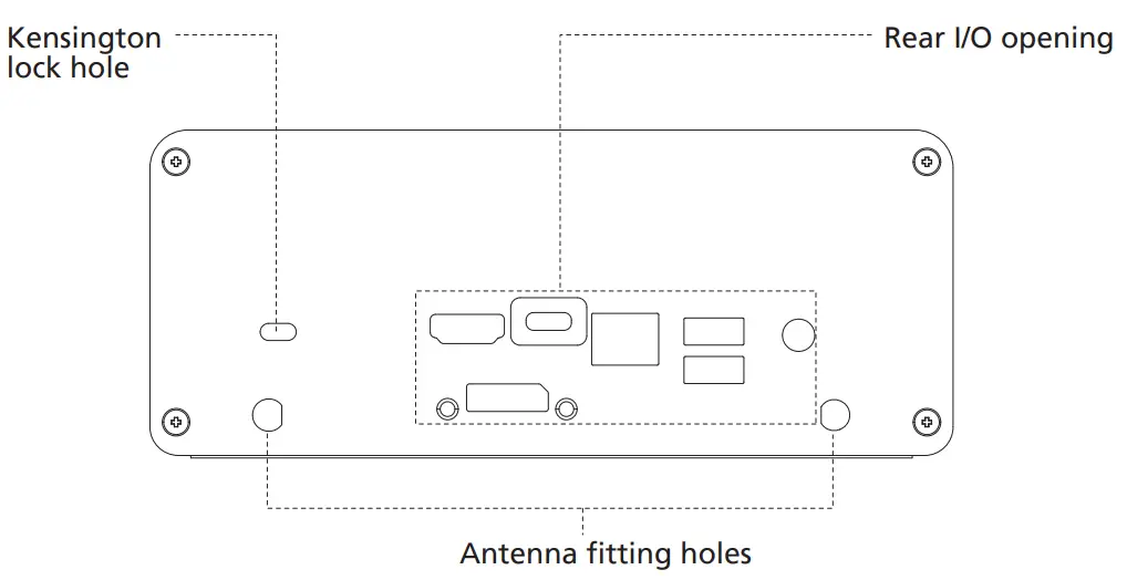 AKASA A NUC78 M1B Ultra Compact 1 3l Fanless Case - figure 3