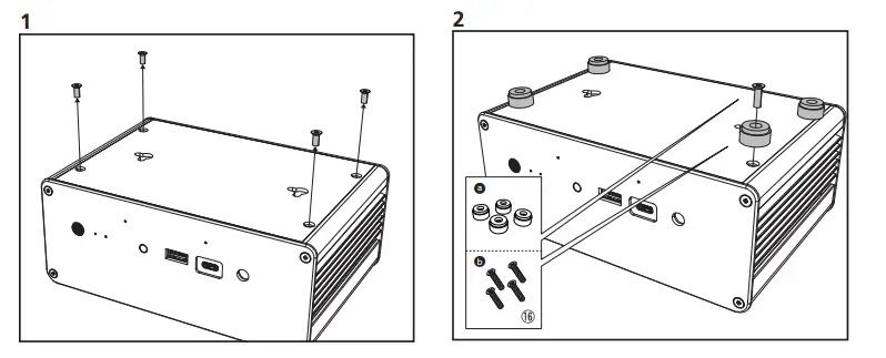 AKASA A NUC78 M1B Ultra Compact 1 3l Fanless Case - figure 7