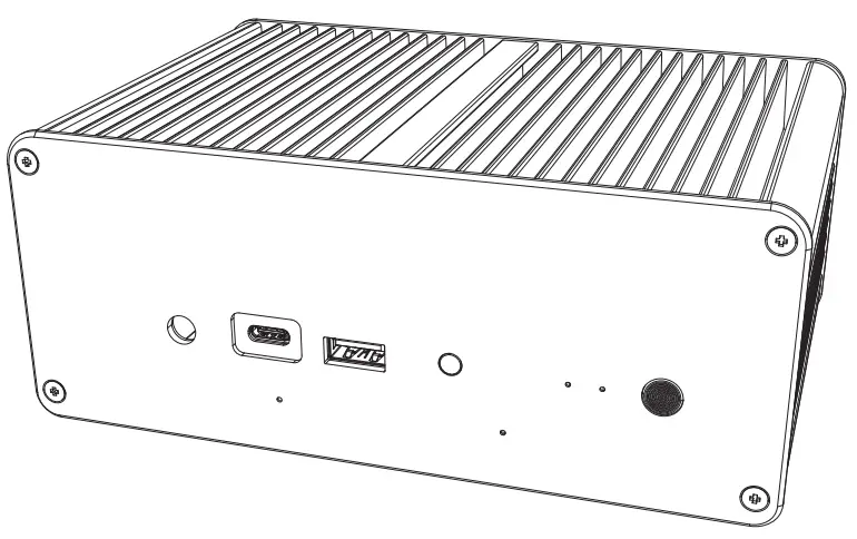 AKASA A NUC78 M1B Ultra Compact 1 3l Fanless Case