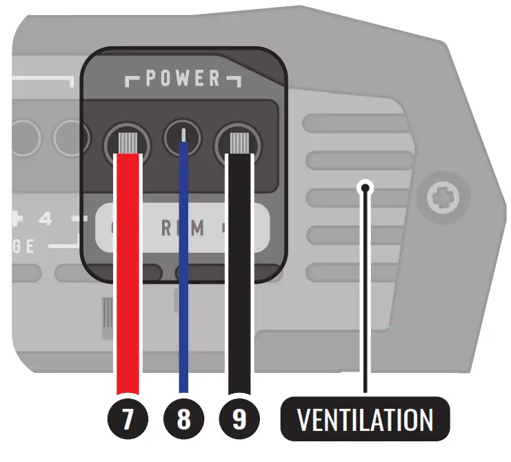 STETSOM Bravo HQ800 4 4 Channel Amplifier - Power supply