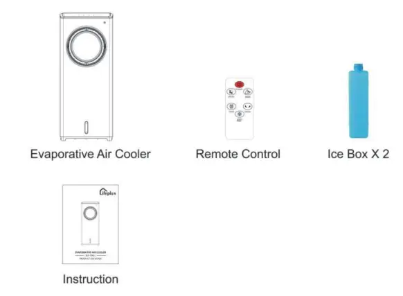 MATRIX MD-BLF-T04LL 200 CFM 3-Speed Portable Evaporative Air Cooler fig 2