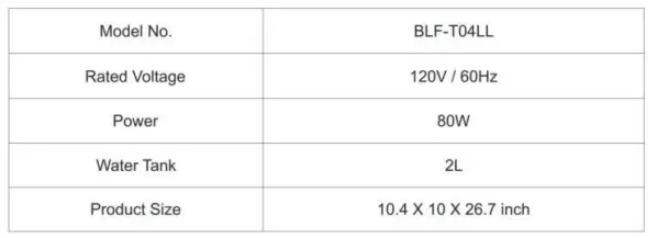 MATRIX MD-BLF-T04LL 200 CFM 3-Speed Portable Evaporative Air Cooler fig 33