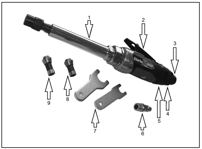 Clarke-CAT130-Air-Die-Grinder-1
