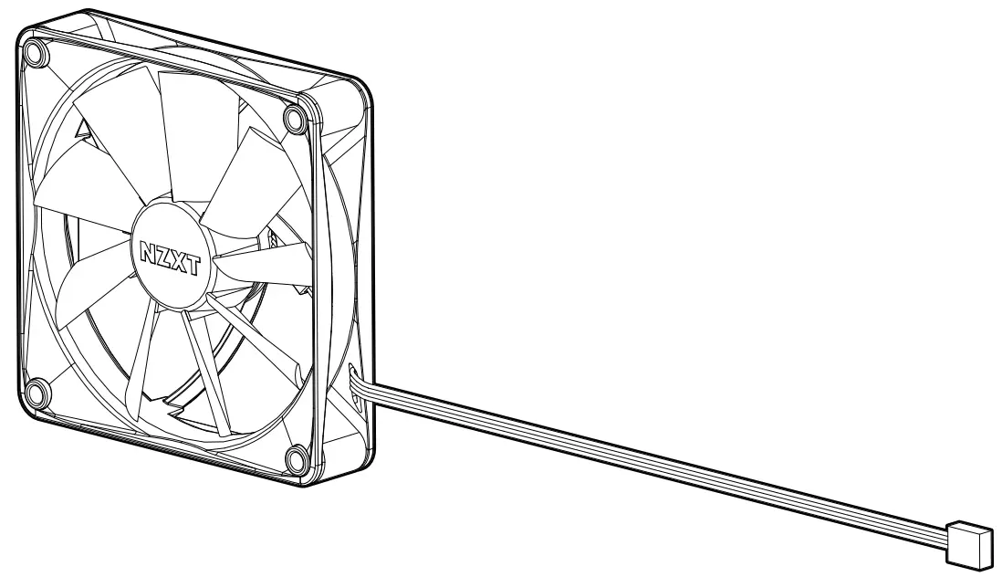 NZXT 140MM FAN Quiet Airflow Fan