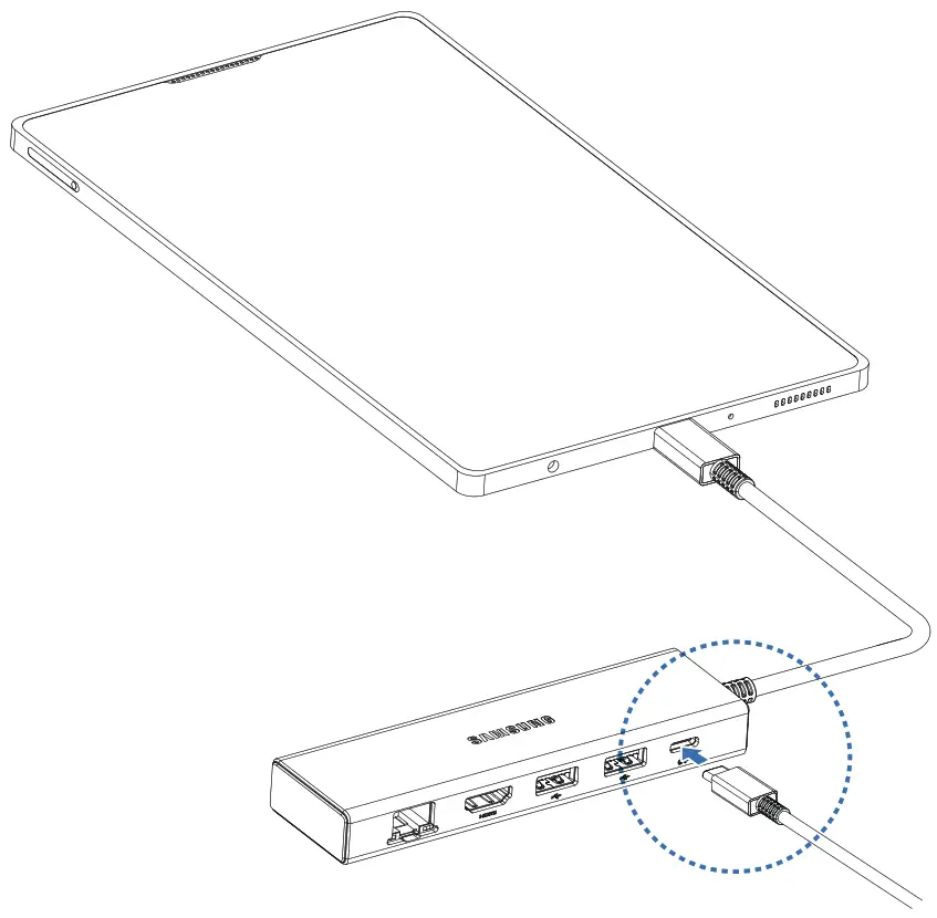 SAMSUNG EE P5400 Multiport Adapter - mobile device