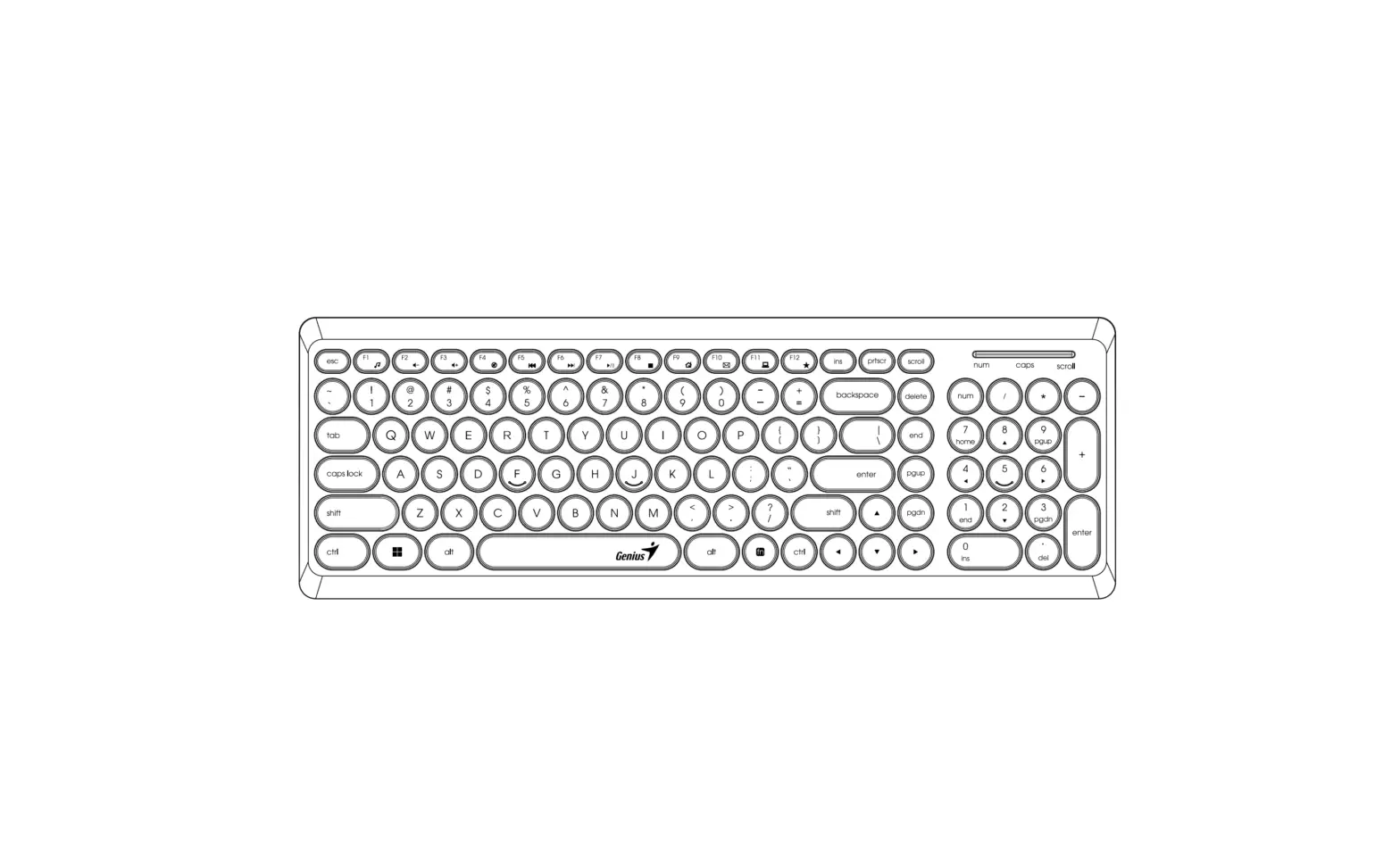 Genius Slimstar Q200 Stylish Multimedia Keyboard User Guide