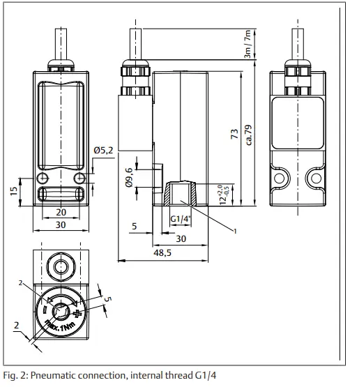 EMERSON 8092870 AVENTICS Pneumatic Piston Rod Cylinders-fig3