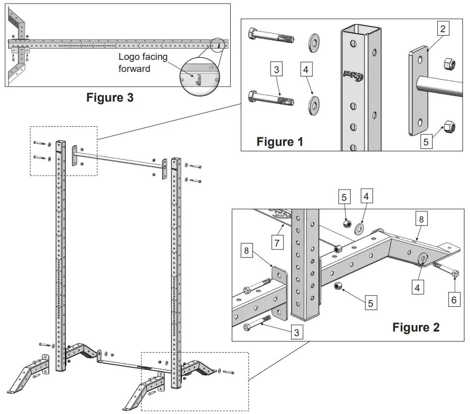 PRX PERFORMANCE Build Limitless® Squat Stand - Fig1