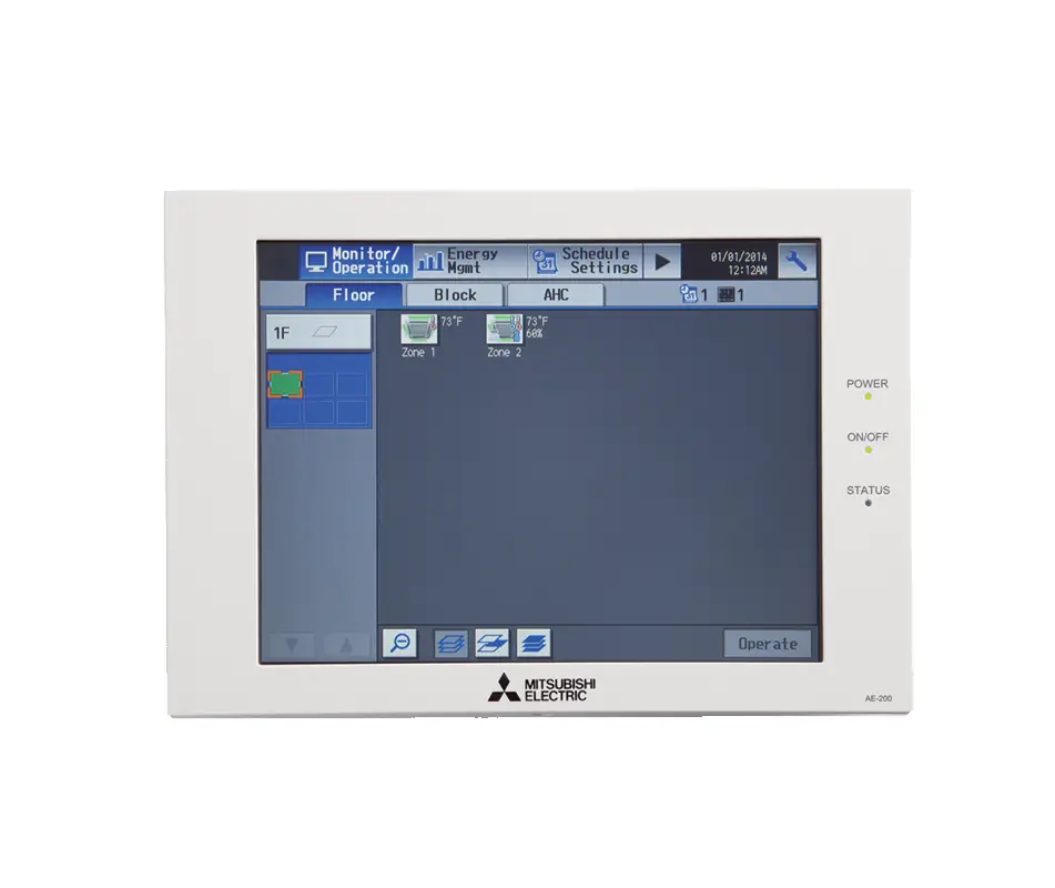 Mitsubishi Electric Ae-200a Air Conditioning Control System Instruction Manual