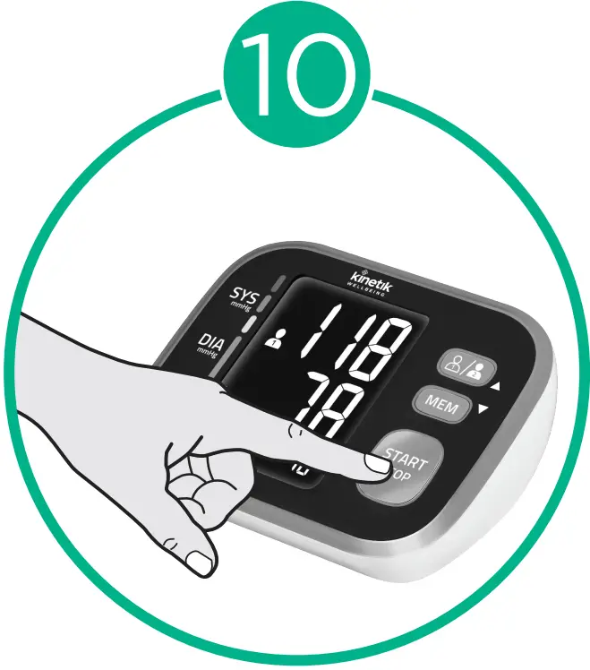 kinetik WELLBEING WBP2 Advanced Blood Pressure Monitor - FIG 15