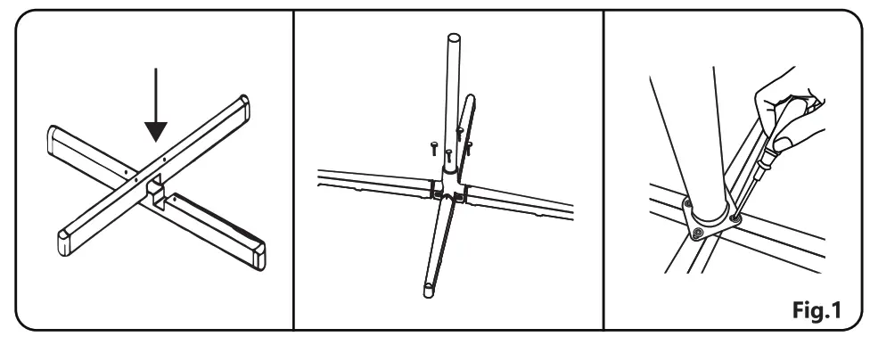 aigostar 330100NFR Mechanical Stand Fan - fig1