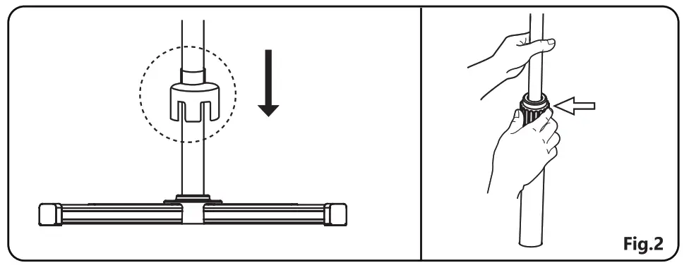 aigostar 330100NFR Mechanical Stand Fan - fig2