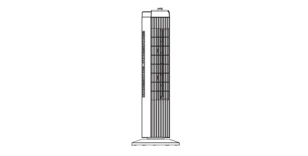For Living 043-7021-6 28 Inch 71 Cm Oscillating Tower Fan Instruction Manual