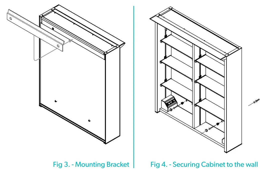 HiB 54000 Dusk 50 LED Mirror Cabinet - Figure 3