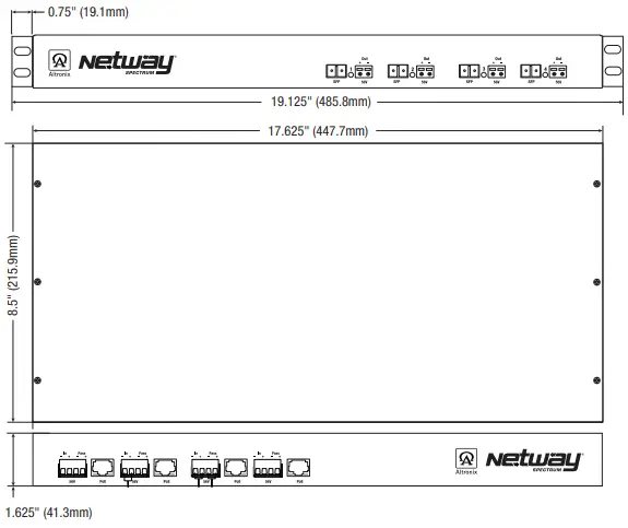 Altronix NetWaySP2 Fiber Optic Transceivers for Composite Fiber (Powered) Cable-fig6
