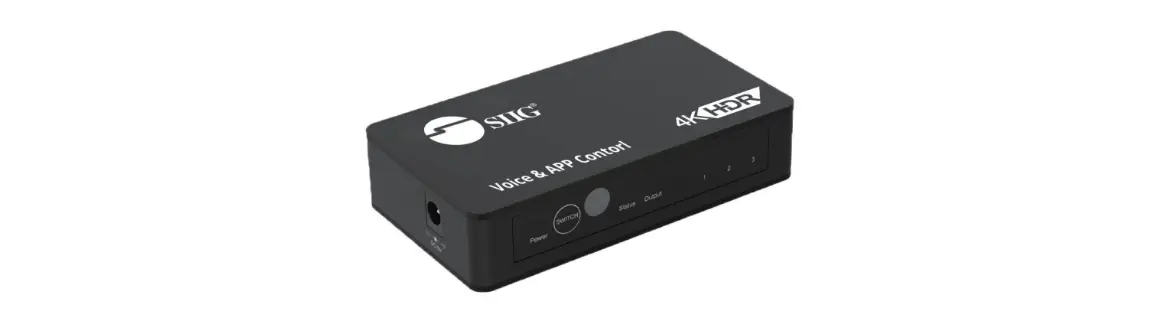 Siig 04-1353a 3x1 Hdmi 2.0 Switch With Ir And Voice User Manual