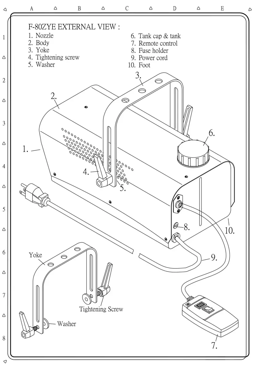 Antari F-80Z F-80ZY Fog Machine fig 1