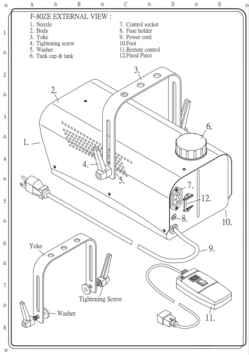 Antari F-80Z F-80ZY Fog Machine fig